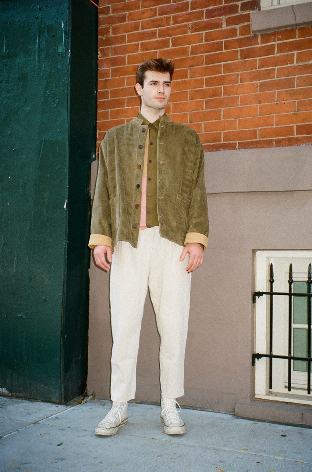 COLORANT REVERSIBLE WORK JACKET  | GOLD / EARTH CORDUROY